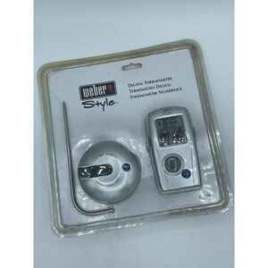 Weber Style #320908 Digital Thermometer Barbecue Grill Therm NEW SEALED